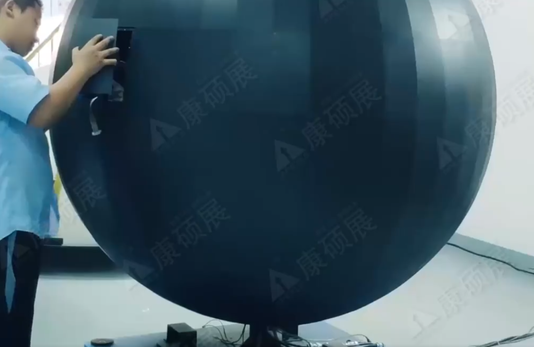 LED球形屏模组安装
