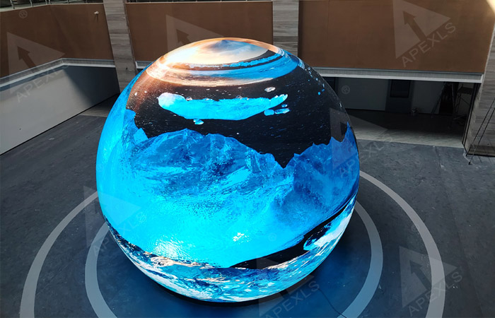 康硕展LED球形屏助力临沂莒南县科技馆 打造沉浸式科普体验空间
