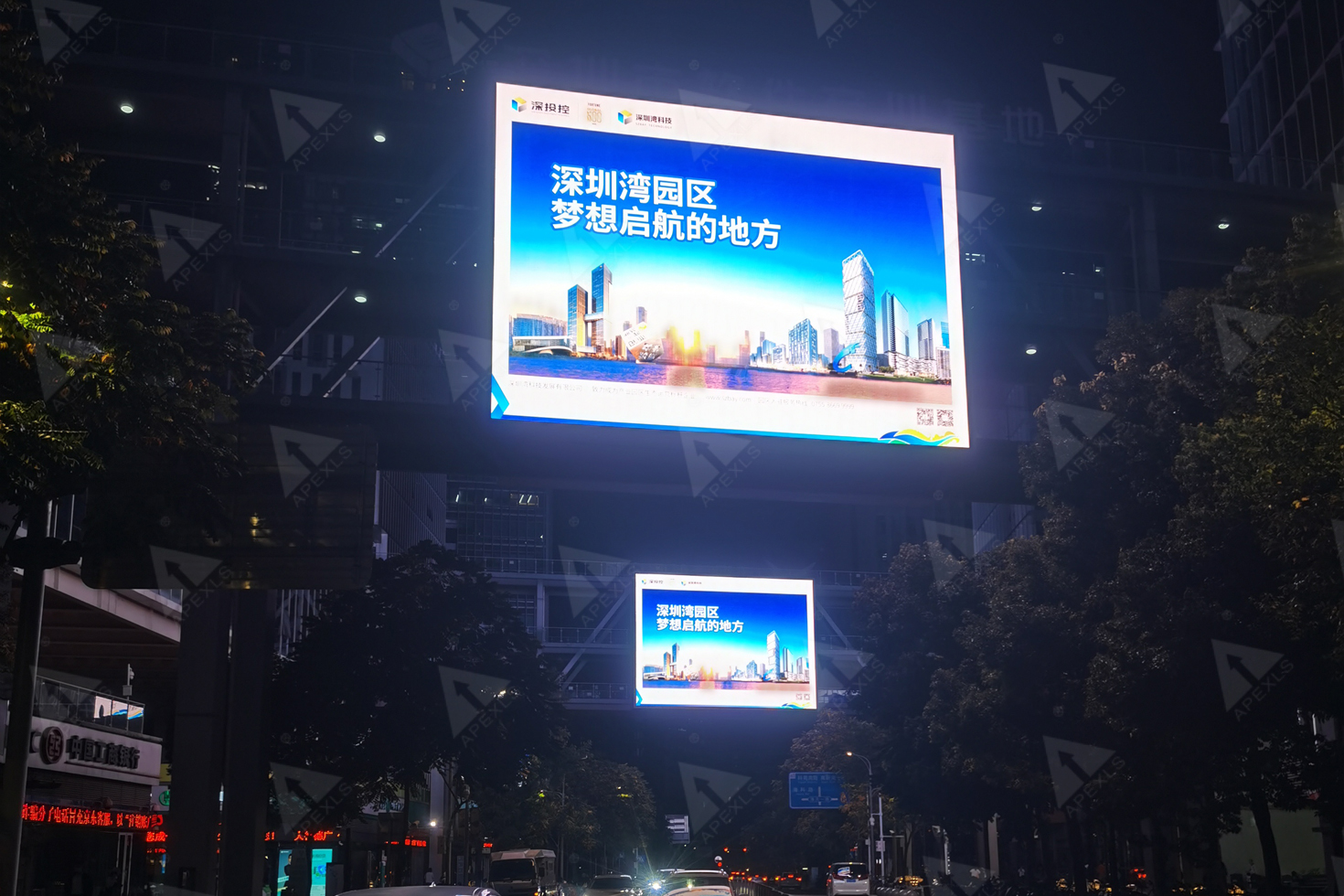 深圳湾软件产业基地-P8户外全彩屏648.186㎡